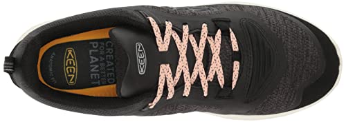 KEEN Women's Terradora Flex Low Height Waterproof Hiking Shoes, Black/Peachy, 8.5