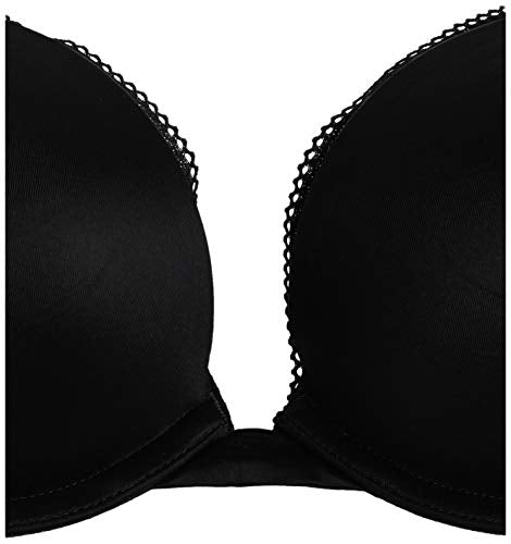 Calvin Klein underwear Liquid Touch Push-Up Plunge Bra Black 34DD