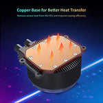 NexiGo CPU Liquid Cooler with Dual PWM Fans, 240mm Radiator, ARGB Lighting, 5V 3 Pin ARGB Header Extender, Computer Liquid Cooling System for AMD/Intel