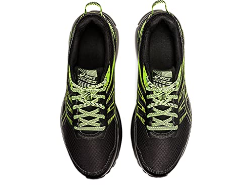 ASICS Men's Trail Scout 2 Running Shoes, 12, Black/Hazard Green