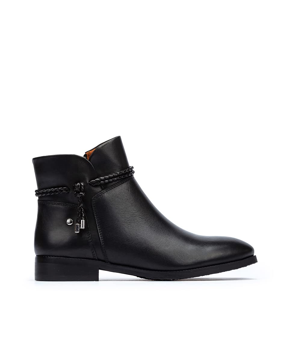 Flat Ankle Boots Leather Royal for Woman