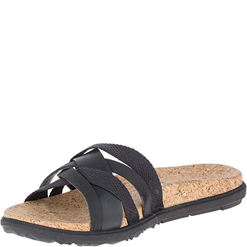 Merrell Women's Around Town Arin Slide Slipper, Black, 06.0 M US