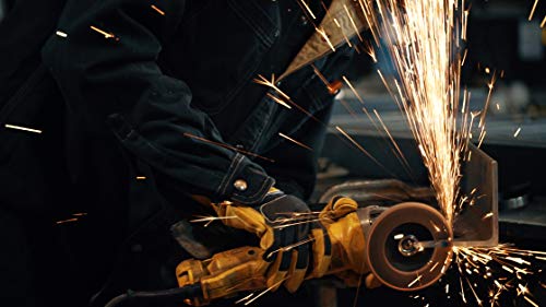 Dewalt Premium Fabricator's Gloves for Welding/Metal Fabrication, Gauntlet-Style Cuff, Small