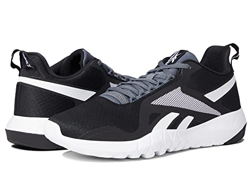 Reebok Men's Flexagon Force 3.0 Cross Trainer, Black/White/Cold Grey, 9