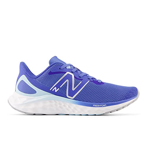 New Balance Women's Fresh Foam Arishi V4 Running Shoe, Bright Lapis/Bleach Blue, 10