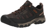 KEEN Men's Targhee Vent Low Height Breathable Hiking Shoes, Black Olive/Golden Brown, 9.5