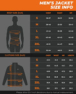 ORORO Men's Heated Jacket with Detachable Hood and Battery Pack (Black&Blue, S)