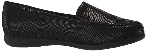 Trotters Women's Deanna Flat Sandal, Black Mini Dot, 7.5 X-Wide