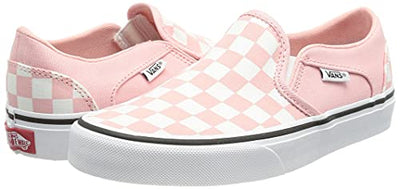 Vans Women's Asher Slip On Sneaker Pink 8