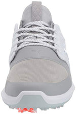 Puma Golf Men's Ignite Pwradapt Caged Golf Shoe, Gray Violet-Puma Silver-Puma White, 10 M US