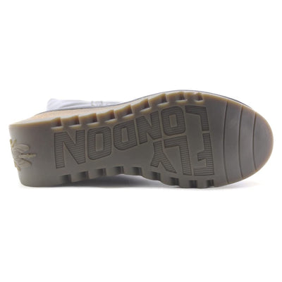 FLY London NELA407FLY Black Oil Suede EU 39 (US Women's 8-8.5) M