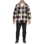 Levi's Men's Sherpa Lined Hooded Shirt Jacket (Regular & Big & Tall Sizes), Skater Plaid, Large