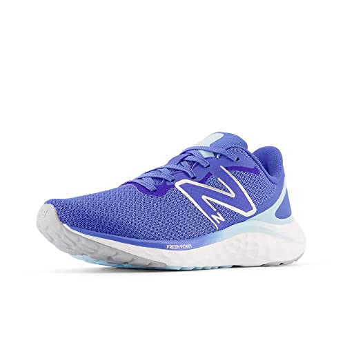 New Balance Women's Fresh Foam Arishi V4 Running Shoe, Bright Lapis/Bleach Blue, 10