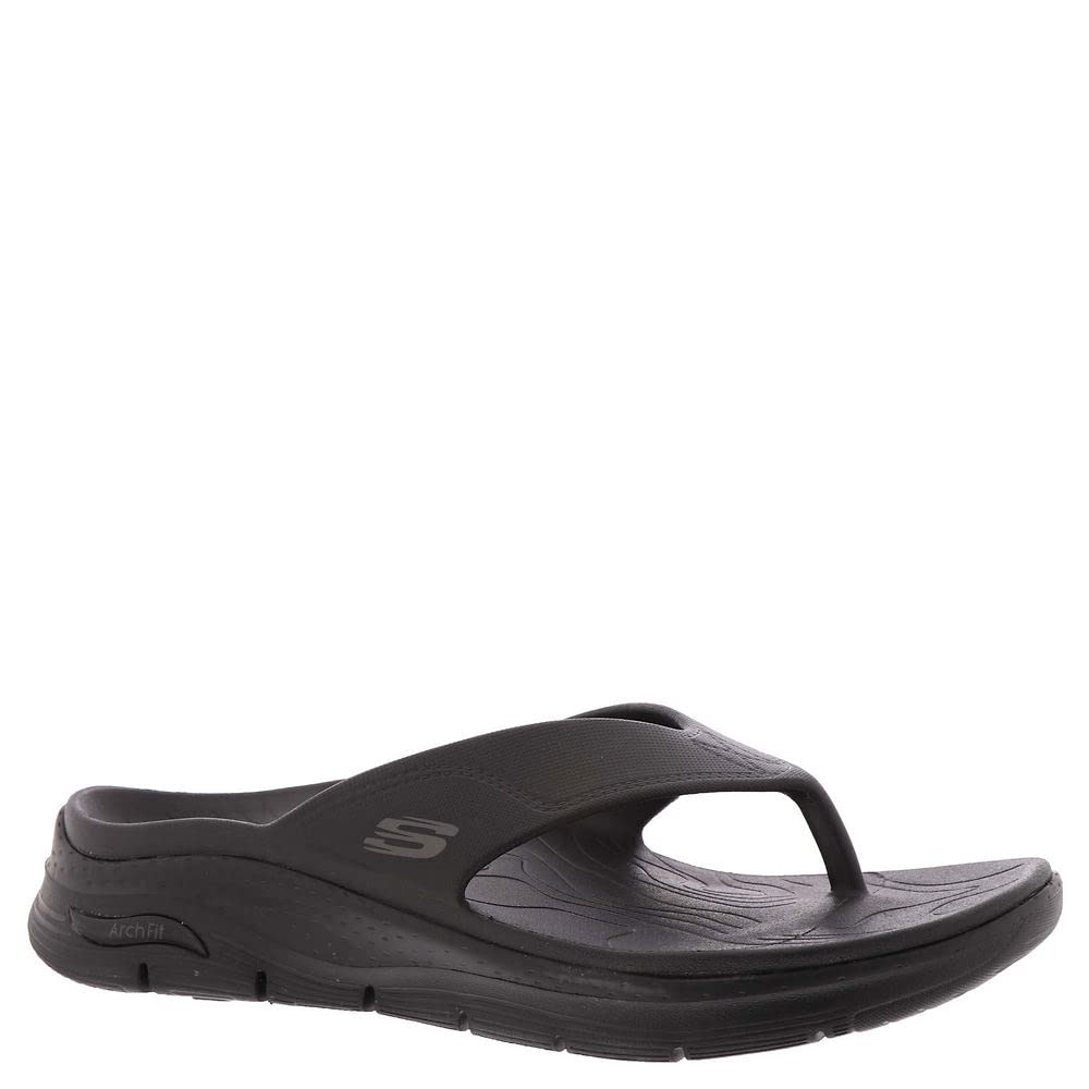 Skechers Foamies Arch Fit Flip Flop243158 Mens Sandal 11 DM US BlackBlack
