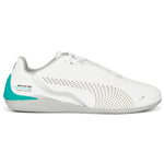 PUMA Mens Mercedes AMG Petronas Drift Cat Decima Sneaker, PUMA Mens White-Spectra Green-Mercedes Team Silver, 9.5