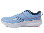 Saucony Kinvara 14 Lace to Toe Sneaker, Light Blue, 2.5 US Unisex Big Kid
