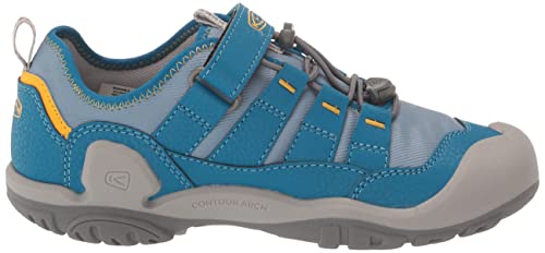 KEEN Knotch Hollow Comfortable Sneaker, Blue Shadow/Mykonos Blue, 10 US Unisex Little Kid