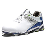 FootJoy Men's Tour X Previous Season Style Golf Shoes, White/Navy/Lime, 7.5 Wide