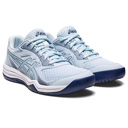 ASICS Women's Upcourt 5 Volleyball Shoes, 5, Sky/Indigo Blue