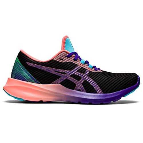 ASICS Women's Versablast Running Shoes, 6.5, Black/Sun Coral