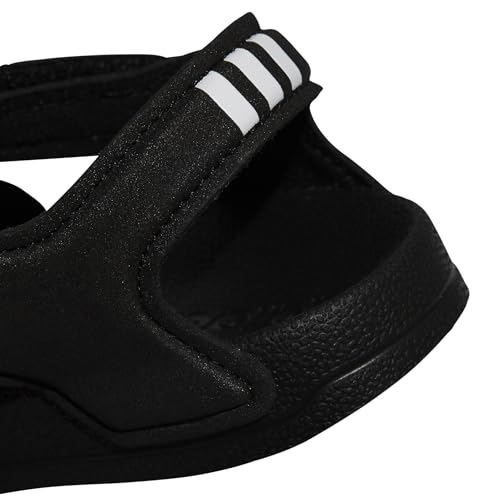 adidas Adilette Sandal K Core Black/White Synthetic 1 US Child