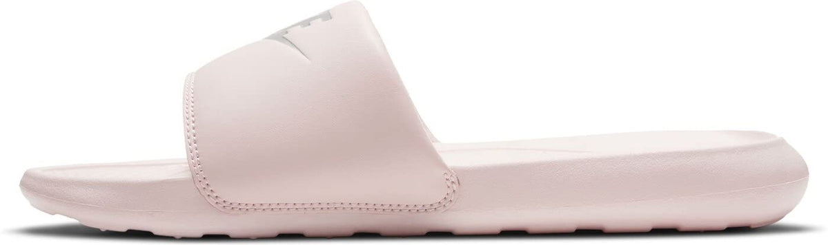 NIKE Women's Slipper 5.5 Barely Rose Metallic Silver Ba