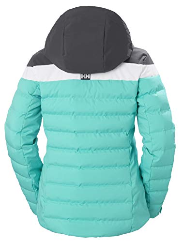 Helly-Hansen Womens Imperial Waterproof Puffy Jacket, 525 Turquoise, Large
