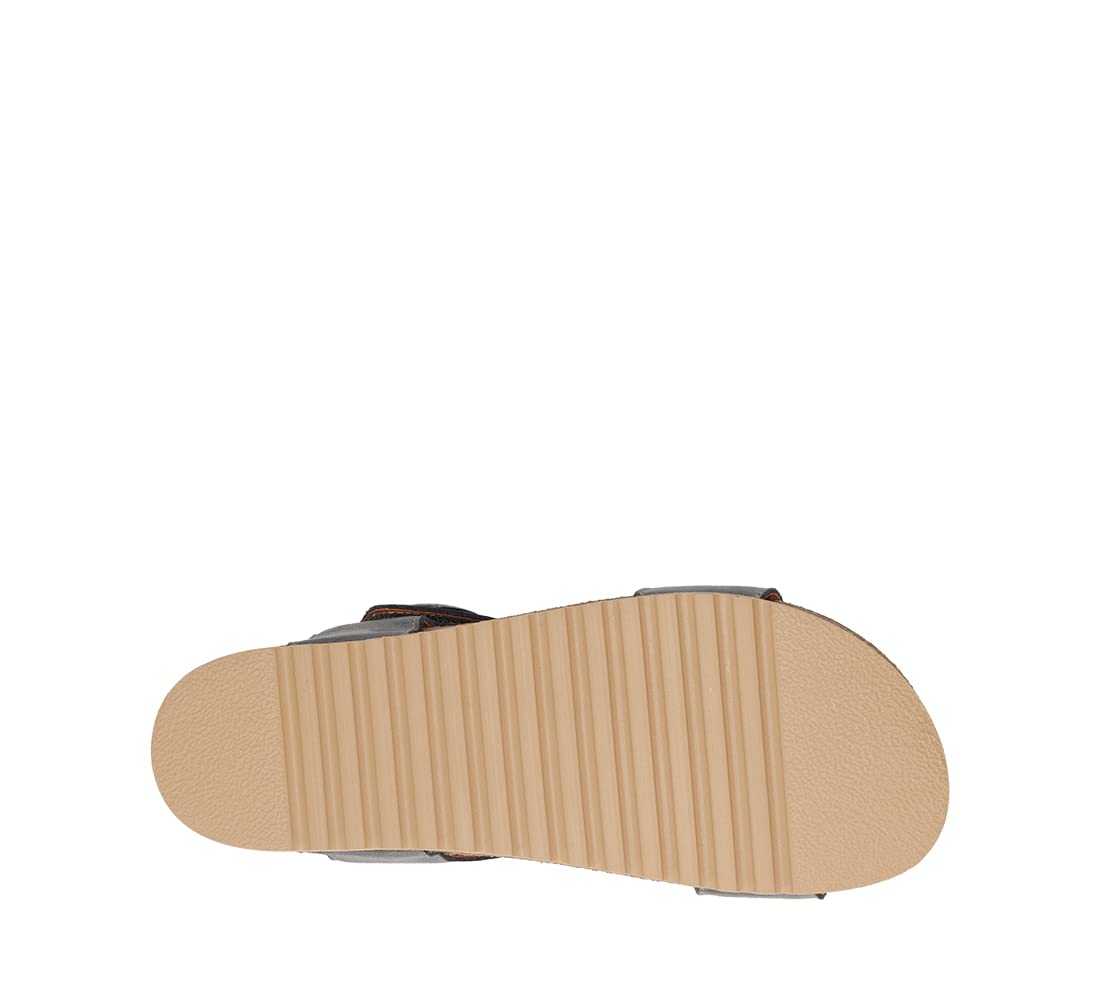 Taos Women's Luckie Sandal 10-10.5 Steel Leather