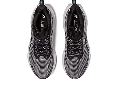 ASICS Women's NOVABLAST 3 LE Running Shoes, 6.5, White/Black