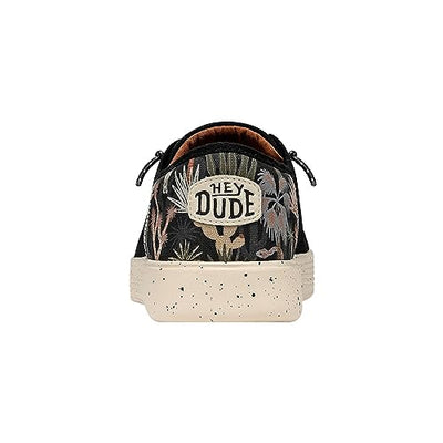 Hey Dude Cody Desert Black Size M6 | Men's Shoes | Men's Slip On Sneakers | Comfortable & Light-Weight