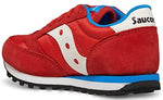 Saucony Jazz Original Sneaker, RED/Blue, 2 US Unisex Big Kid