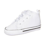 Converse Kids' First Star High Top Sneaker, White, Size 1 M Us Infant