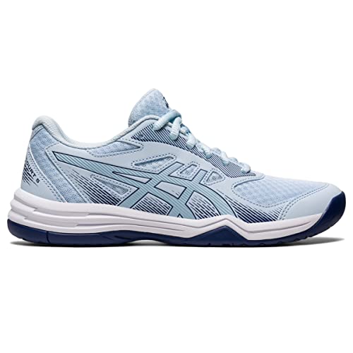 ASICS Women's Upcourt 5 Volleyball Shoes, 5, Sky/Indigo Blue