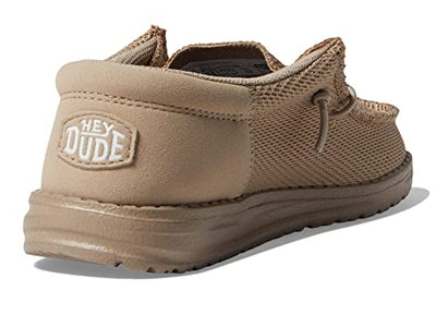 Hey Dude Boy's Wally Funk Mono Slip-On Casual Shoes (Little Kid/Big Kid) Caramel 4 Big Kid M