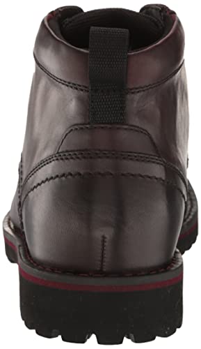 Rockport Men's Mitchell Moc Boot Ankle, Burgundy, 8.5
