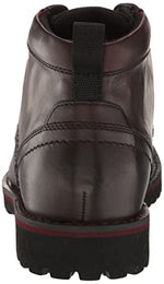 Rockport Men's Mitchell Moc Boot Ankle, Burgundy, 8.5
