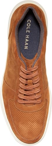 Cole Haan mens Grand Crosscourt Modern Perf Sneaker, British Tan, 10.5 US
