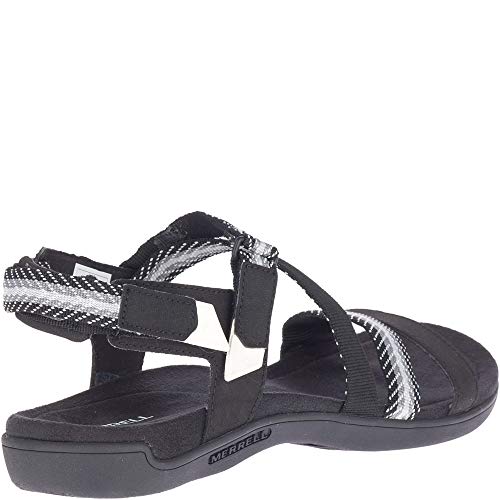 Merrell Women's District Mendi Backstrap Slipper, Black, 07.0 M US