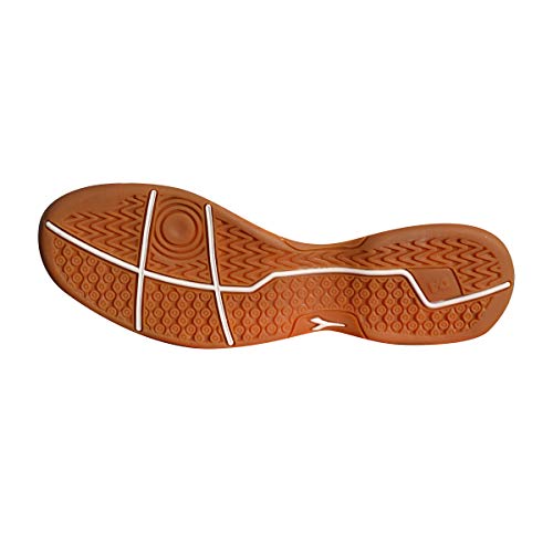 Diadora Men's Capitano ID Indoor Soccer Shoes (12, Royal/White/Silver)