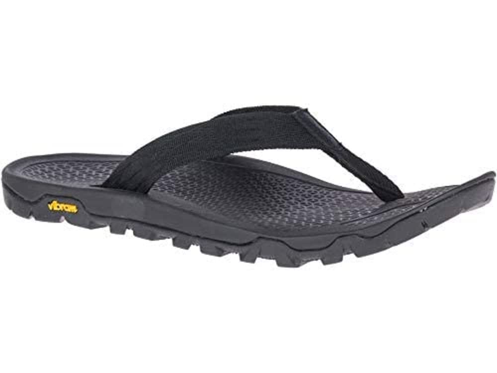 Merrell mens Breakwater Flip Sandal, Black, 12 US