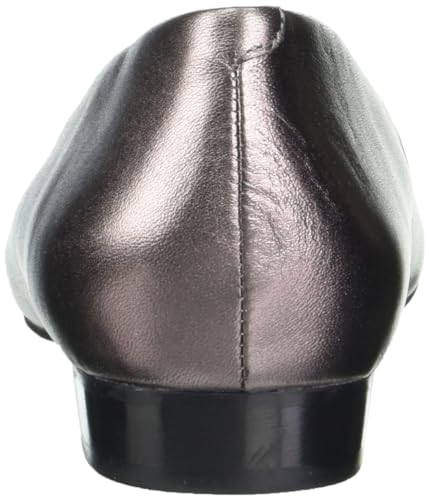 Trotters Women's Flats, Pewter Leather, 9.5 Narrow