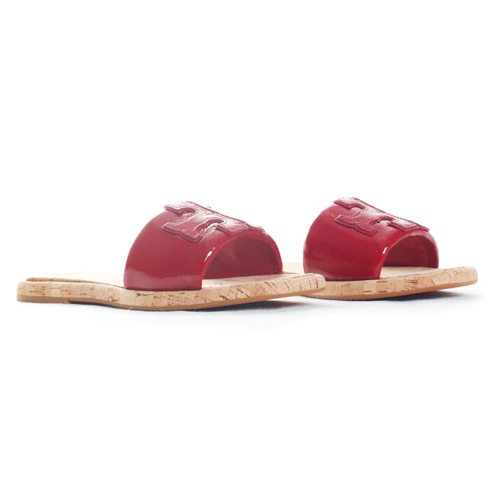 Tory Burch Double T Sport Slide Tory Red/Dorf Red/Tory Red 8 M