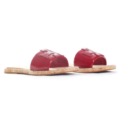Tory Burch Double T Sport Slide Tory Red/Dorf Red/Tory Red 8 M