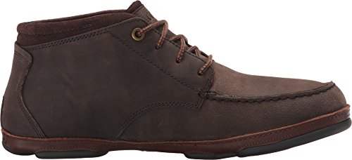 OLUKAI Mens Hamakua Dark Wood/Toffee Boot - 11