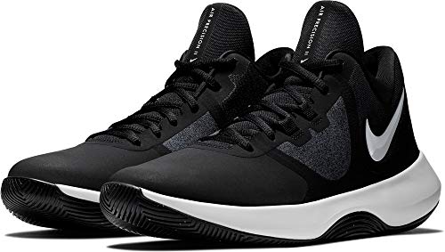 Nike Men's Air Precision II NBK Basketball Shoes (5 M US, Black/White)