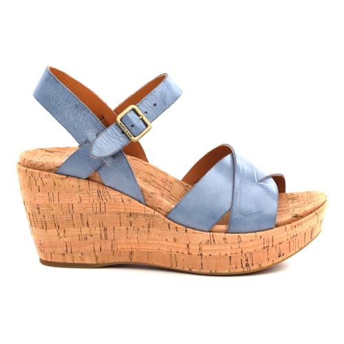 KORK-EASE Ava 2.0 Women's Wedge Sandal, Dark Blue (Jeans), 9M US