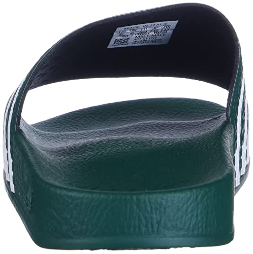 adidas Originals Adilette Collegiate Green/White/Collegiate Green 13 D (M)