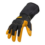 Dewalt Premium Fabricator's Gloves for Welding/Metal Fabrication, Gauntlet-Style Cuff, Small