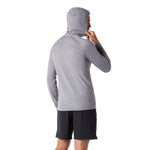 Smartwool SW016556545S Men's Merino Sport 150 Hoodie Light Gray Heather S