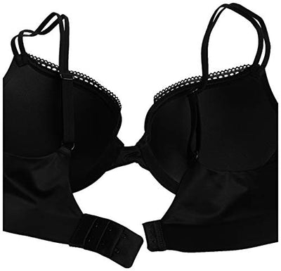Calvin Klein underwear Liquid Touch Push-Up Plunge Bra Black 34DD